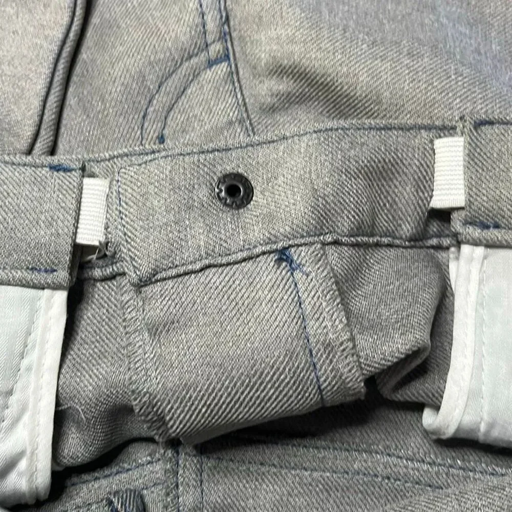 Haband Vintage Fit-Forever Classic Gray Cut Off Shorts Tagged 34 Fit 32